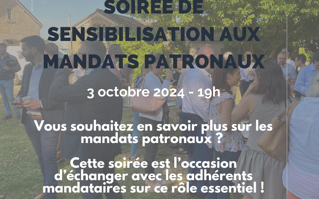 Soirée de sensibilisation aux mandats